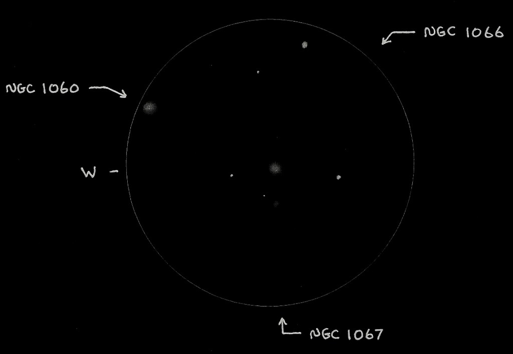 Astronomical League Galaxy Trio#10. Copyright (c) 2013 Robert D. Vickers, Jr.