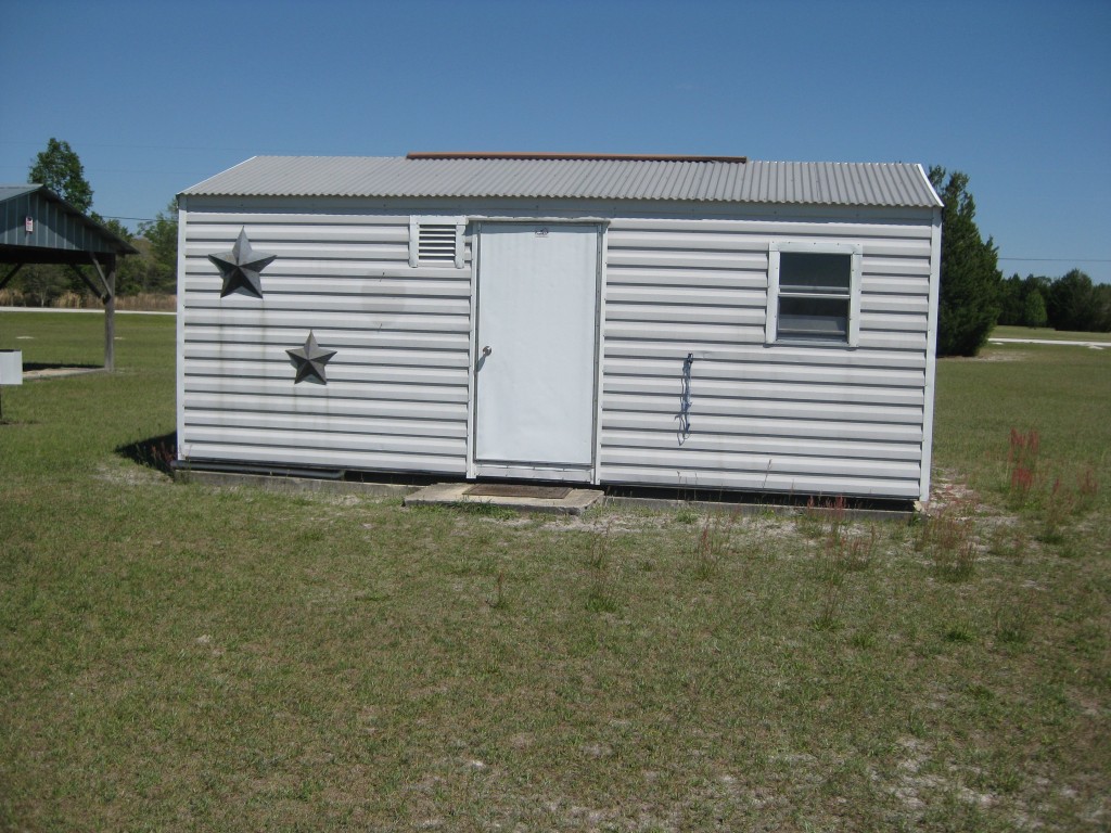 Clubhouse & warm room on observing field. Copyright (c) 2013 Robert D. Vickers, Jr.