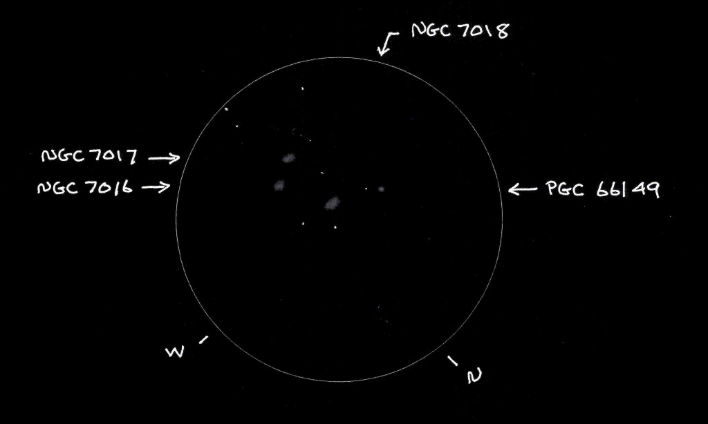 GG&C A.L. Trio #41 (NGC 7018 Trio) - Copyright (c) 2013 Robert D. Vickers, Jr.