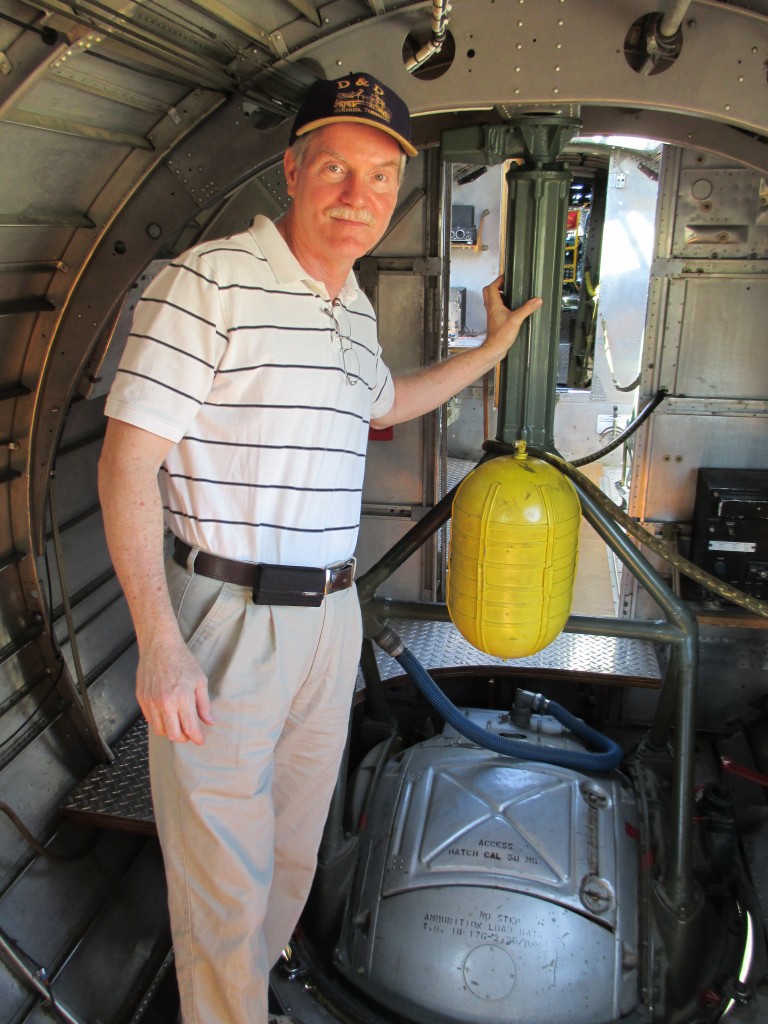 B17 Sentimental Journey Ball Turret - Copyright 2013 Robert D. Vickers, Jr.