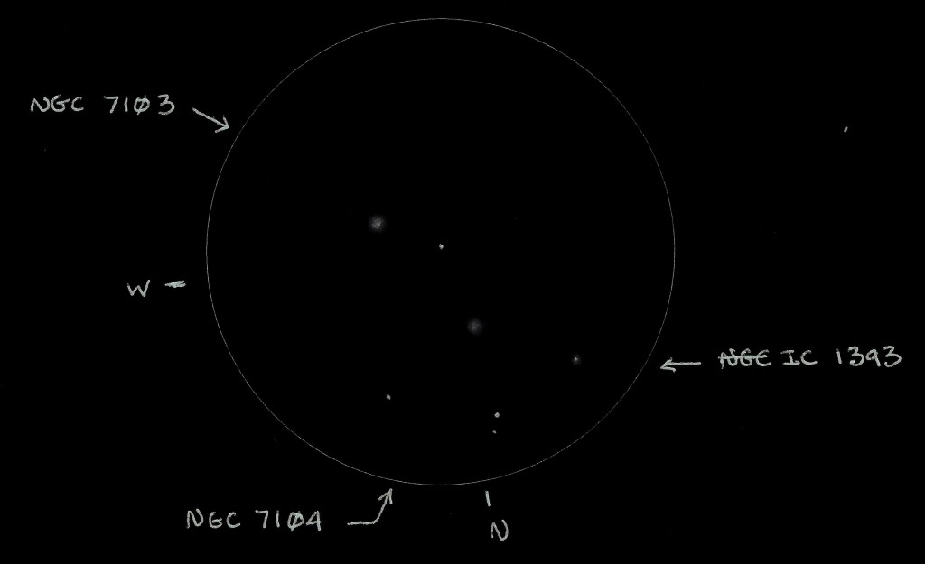GG&C Add'l Galaxy Group (NGC 7103 Group) - Copyright (c) 2013 Robert D. Vickers, Jr.