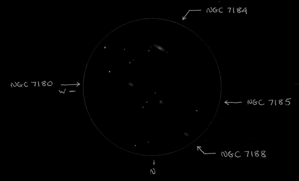 GG&C Add'l Galxay Group #46 (NGC 7184 Group) - Copyright (c) 2013 Robert D. Vickers, Jr.