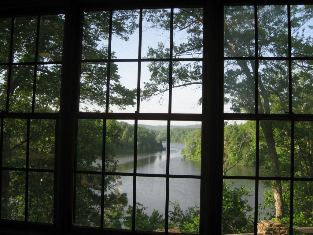 View from our favorite table at Pennyrile Lodge Restaurant - Copyright (c) 2014 Robert D. Vickers, Jr.