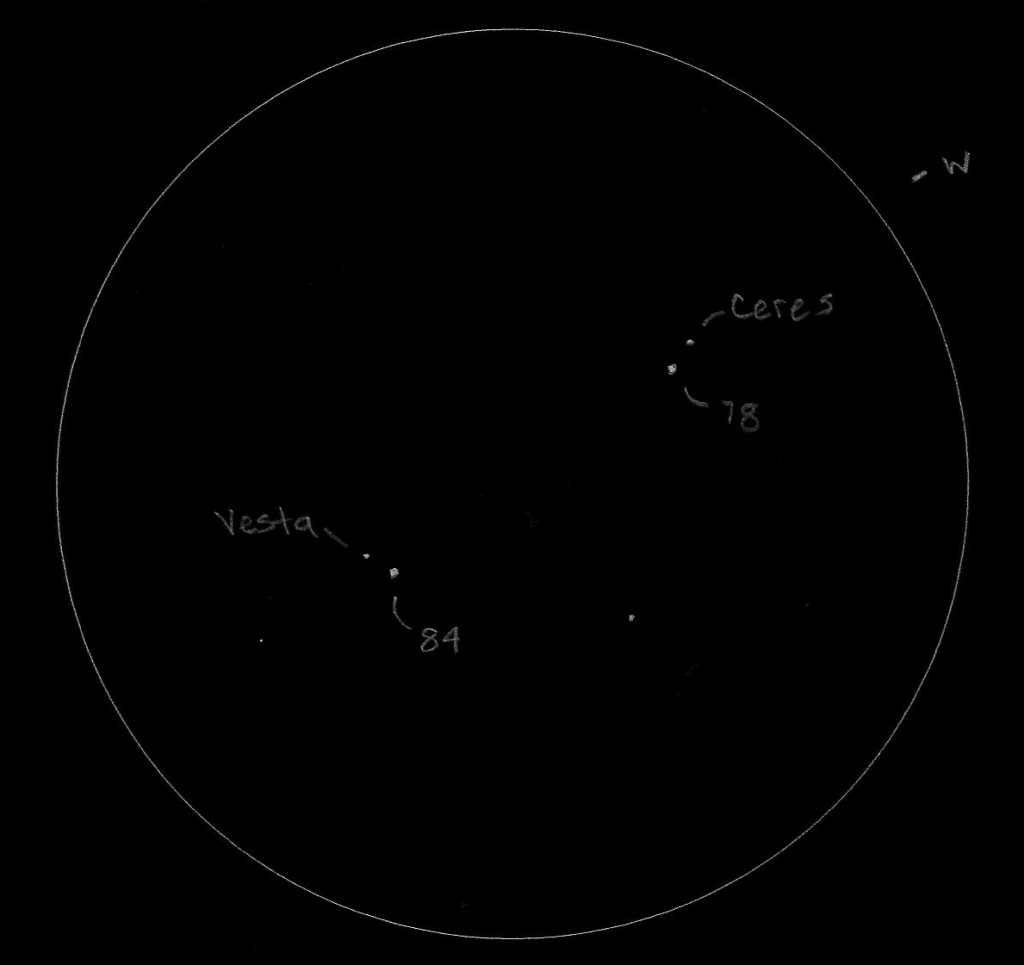 Asteroids Vesta & Ceres - Copyright (c) 2014 Robert D. Vickers, Jr.