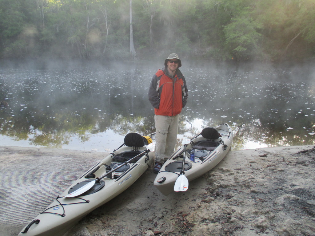 Dan at the Santa Fe River - © Copyright 2015 Robert D. Vickers, Jr.